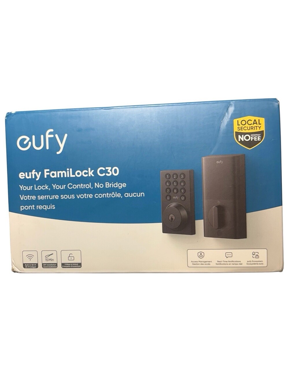 Eufy FamiLock C30 Free Eufy App - Brand New